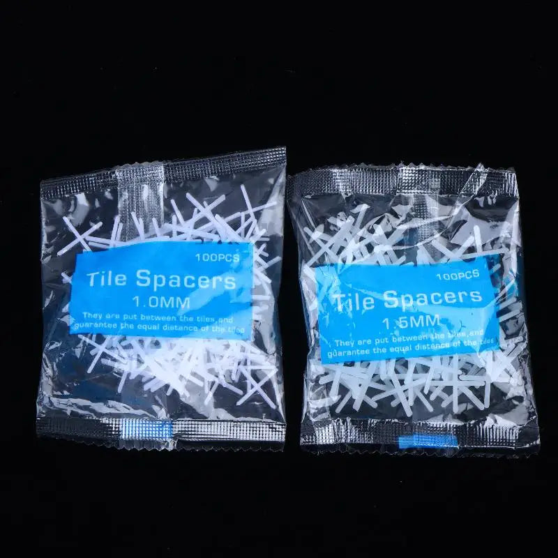 1/1.5/2/2.5/3mm Tile Leveling Clip Set 1Bag Cross Spacers Floor Wall Construction Tile Positioning Installation Supply