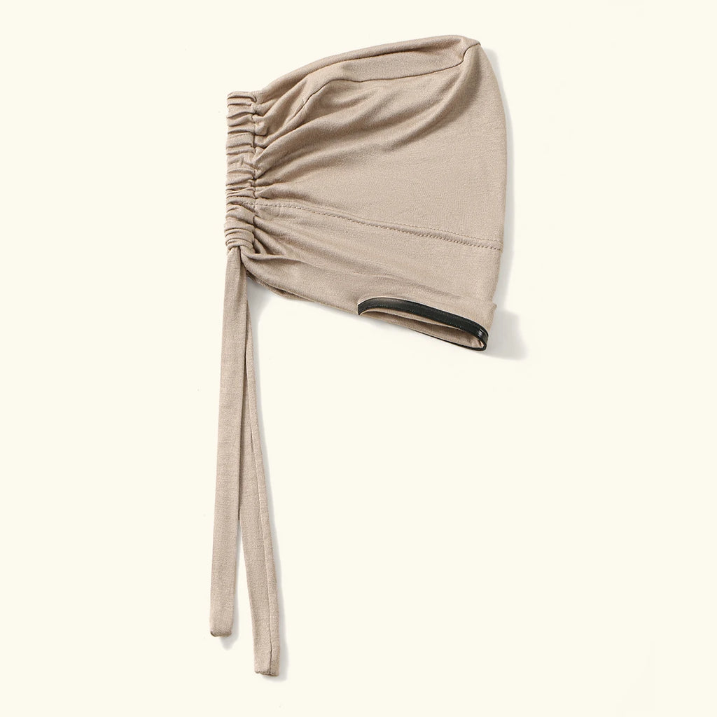 Ramadan Women Cotton Modal Anti-slip Hijab Undercap Solid Turban tube Elastic Tie Back Muslim Hair Bonnet Jersey Hijab Bandana