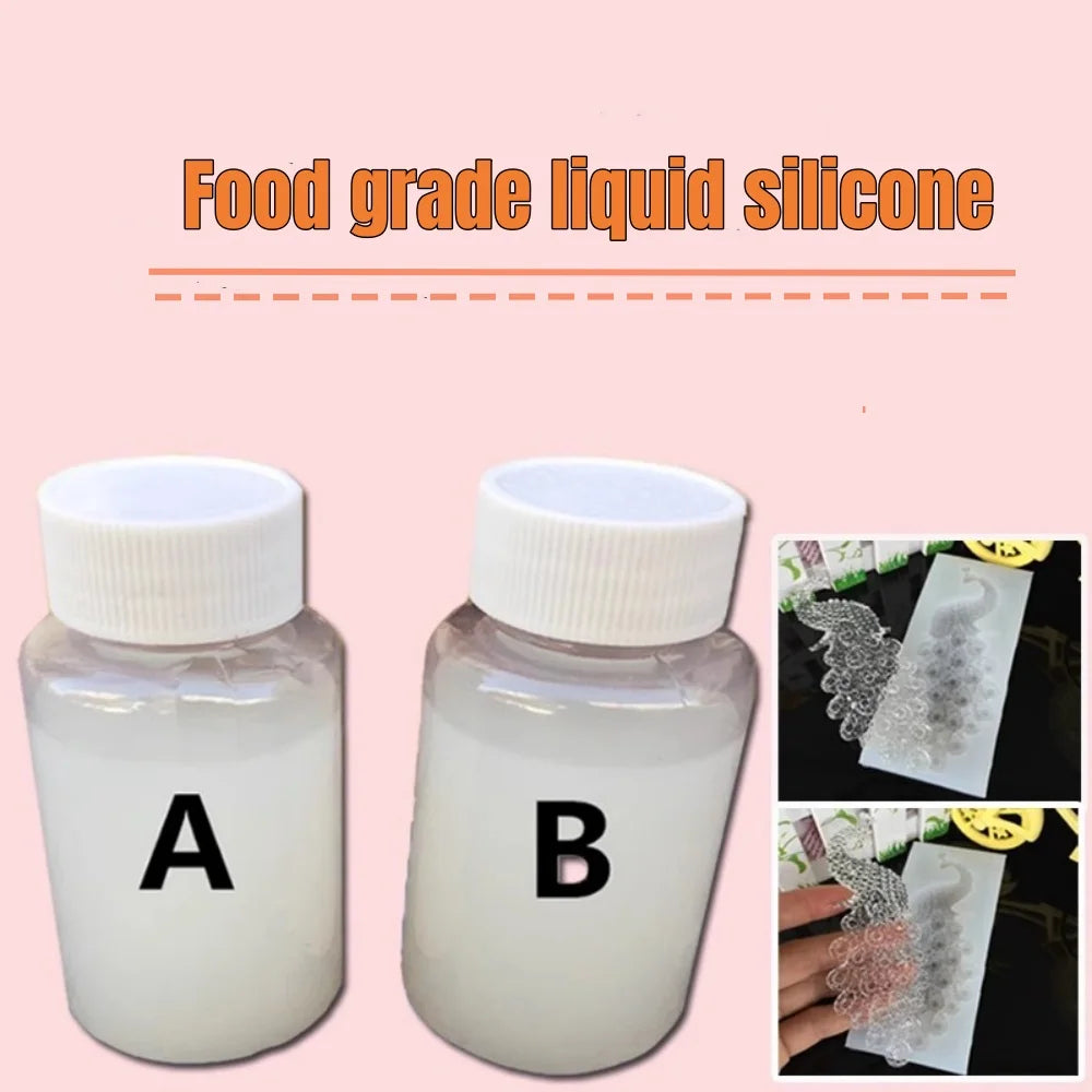 Food grade soft silicone raw material, handmade soap flipping mold silicone, good toughness 0-degree mold silicone