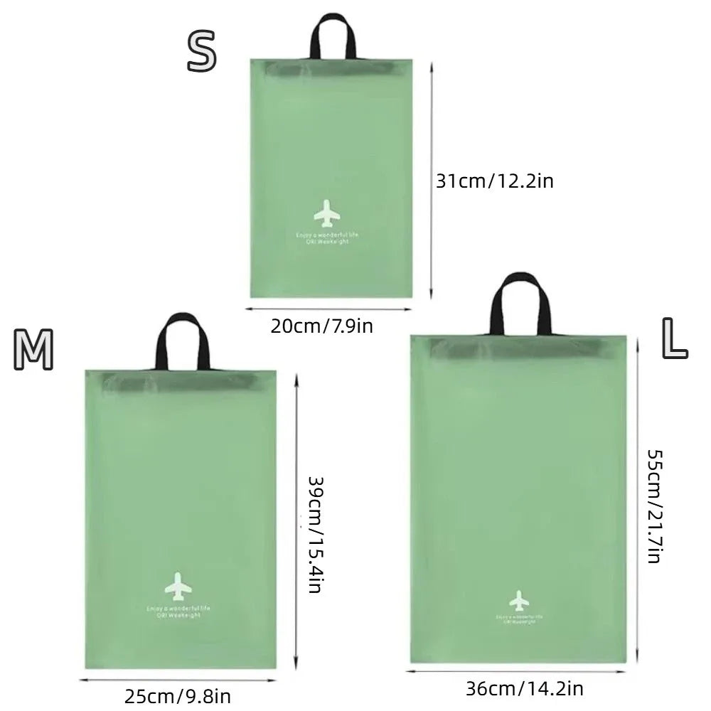 Waterproof Travel Storage Bag Lightweight Moisture-proof Luggage Organizer Wet-Dry Separate Portable Dirty Clothes Bag Airport