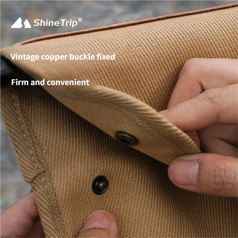 ShineTrip Outdoor Camping Chair Armrest Storage Bag Fishing Chair Side Hanging Bag Portable Multi Functional Tool Storage Bag