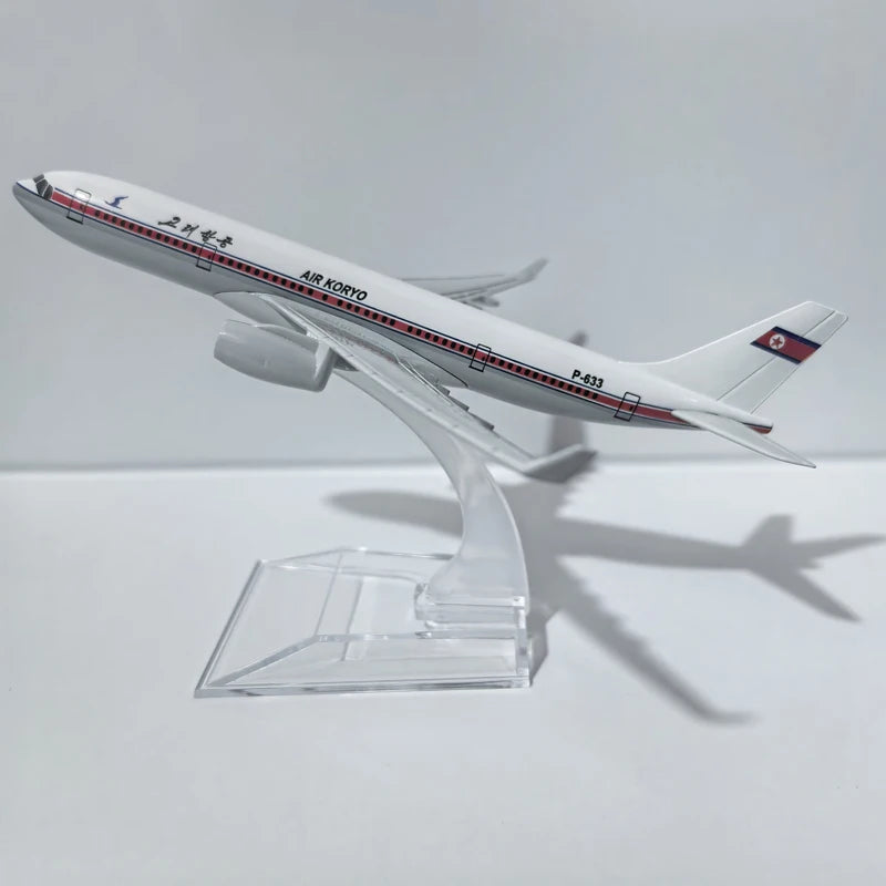 JASON TUTU 16cm Air North Korea Air Bus A330 Airplane Model Airplane Diecast Metal 1/400 Scale Planes KORYO 330