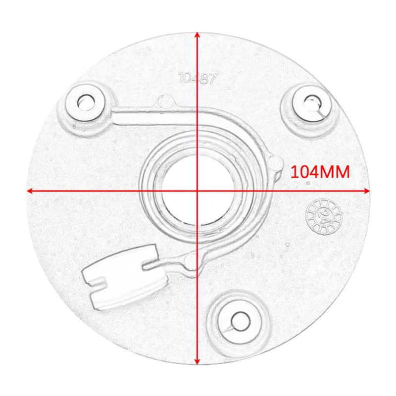 Motorcycle Oil Separator Disc Timing Sprocket Cover Crankshaft Oil Seal Disc Forbyq150t-5F Aprilia Srmax250 350-A87Q