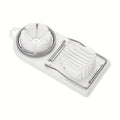 Multifunctional PP Base Egg Cutter 2-in-1 Stainless Steel Wire Pull Egg Cutter for Hanging High-quality Kitchen Accessory Tools