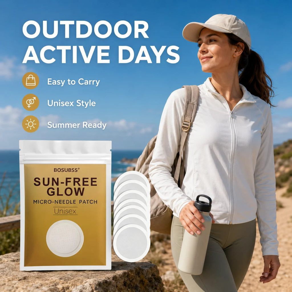 Tanning Care Patches for Summer Daily Outdoor Beach Use, Help Achieve Natural Bronze Skin