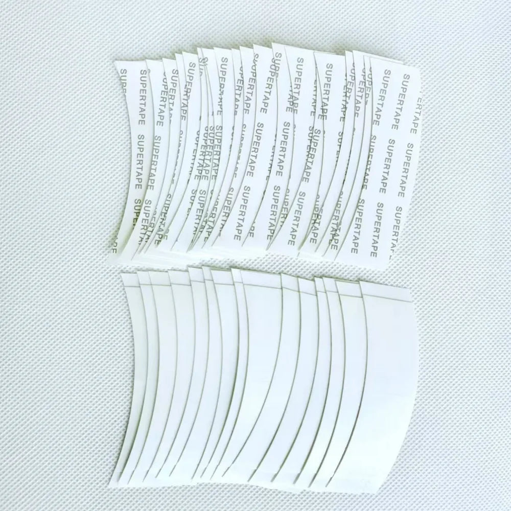 36 Strips Super Tape C-Contour Ultra Hold Double-Sided Adhesive Tape Waterproof Strong Hair System Tape for Toupee Wig
