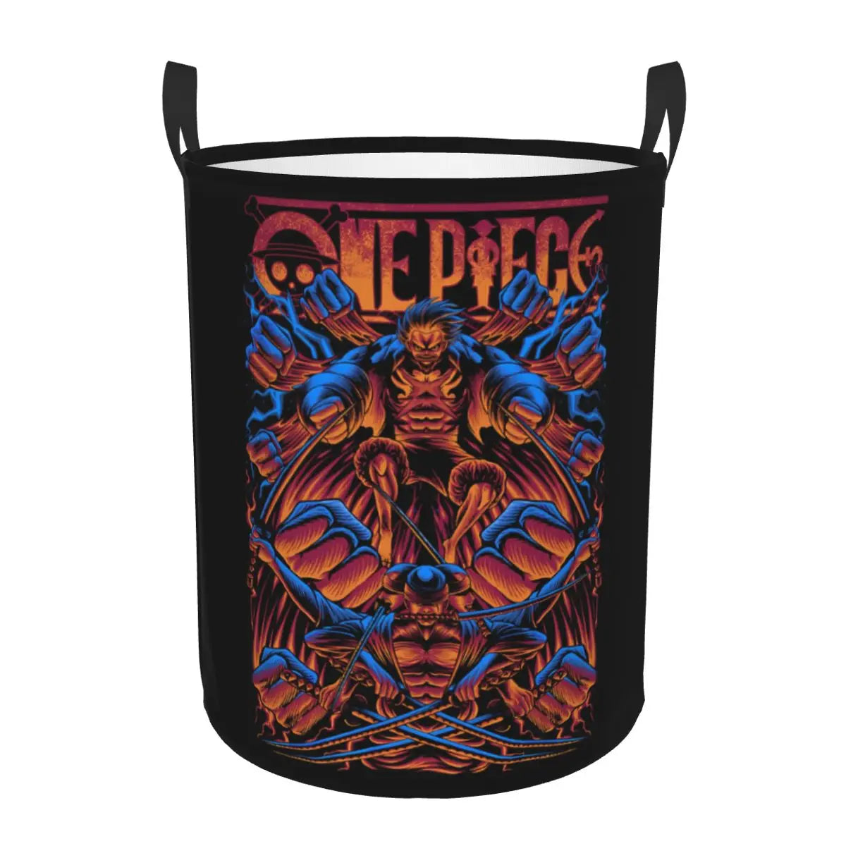 One Piece Tony Tony Chopper Laundry Basket Collapsible Anime Clothing Hamper Bathroom Organizer Storage Bins