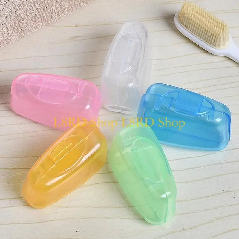 L8RD 50 Pack Colorful Plastic Toothbrush Head Protectors Travel Dental Hygienes Caps