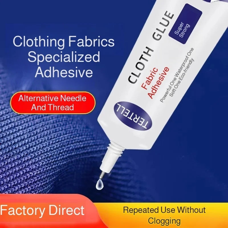 Fabric Adhesive Mending Clothes Special Adhesive  Powerful Fabric Glue Quick Dry Fabric Patching Glue Versatile Fabric Repair