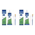 Professional Book Glue with Brush Clear Book Adhesive Strong Adhesive Quick-Drying Repair Glue for Greeting Cards Invitations
