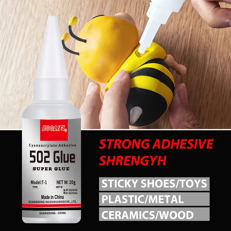 Super Glue , Super Fast, Thin  Strong Adhesive Superglue, Cyanoacrylate Glue for Hard Plastics, DIY Craft, Ceramics, Metal Etc