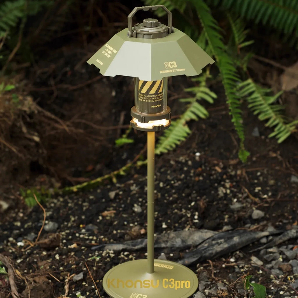 5000mAh Tactical Camping Lamp Portable Rechargeable Tent Lamp Outdoor LED Flashlight For Outdoor Camping Hiking Fishing