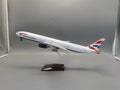 Aircraft B777  British Airways Airlines Model 47CM 1/157 Scale 777 Diecast Plastic Resin Plane Toy Airplane Model For Kids Gift