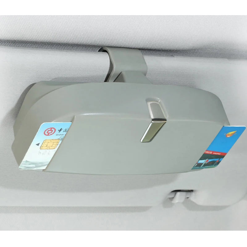 Universal Car Glasses Box Storage Holder Sunglasses Case Mount Auto Interior Accessories Visor Clip for BMW VW Mercedes Benz