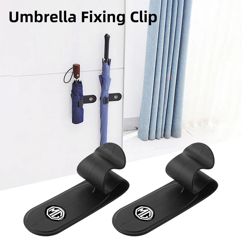Car Umbrella Holders Trunk Tools Storage Hook Accessories For Morris Garages MG 3 5 6 7 HS ZS GS Hector TF GT ZR RX5 RX8 350 550