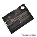 12 In 1 Pocket Credit Card Portable Multi Tools Outdoor Survival Camping Equipment Portable Hiking Cards EDC Tool Survival Gear