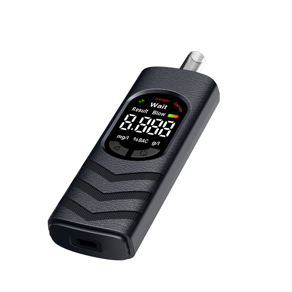 Digital Alcohol Tester Professional Alcohol Detector Breathalyzer Police LCD Display Drunk Driving Tester Long Standby