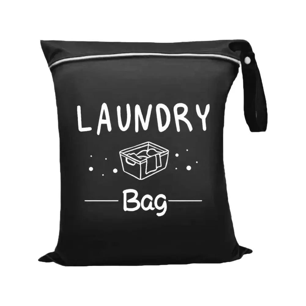 Drawstring Laundry Bag Made of Waterproof Oxford Fabric Portable Storage Pouch for Travel and Moving Tight Cord Closure Keeps