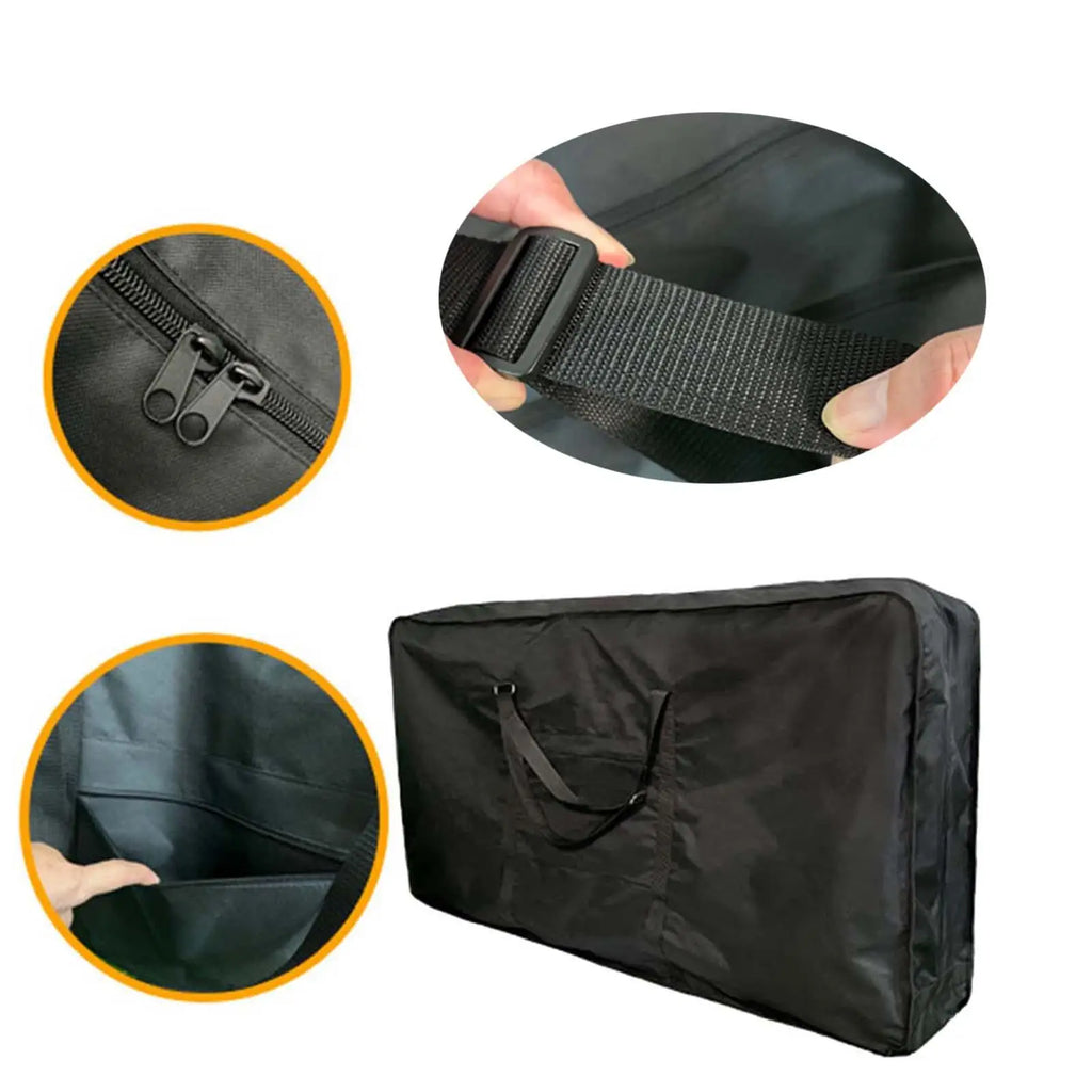Foldable Bike Carry Bag for 26-27inch Folding Bikes Carrying Case Outdoor Practical Bike Travel Bag for Car Shipping Plane Trip