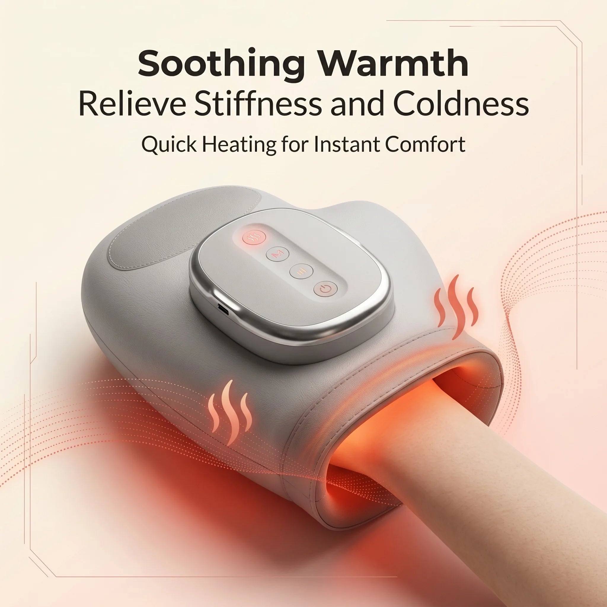 Hand Massager with Airbag Compression Finger Wrist Palm Massage Machine Vibration Glove for Hand Muscle Relax Gift for Men Women