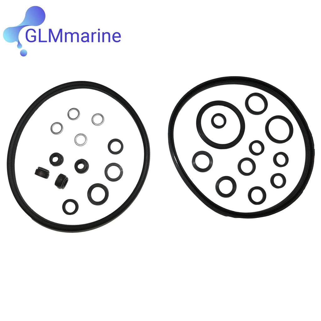 876356 Head Gasket Set Decarbonizing Kit 875401 Compatible with Volvo Penta AQ115A AQ130A AQ130C MB20B Motors 121041 18-2980