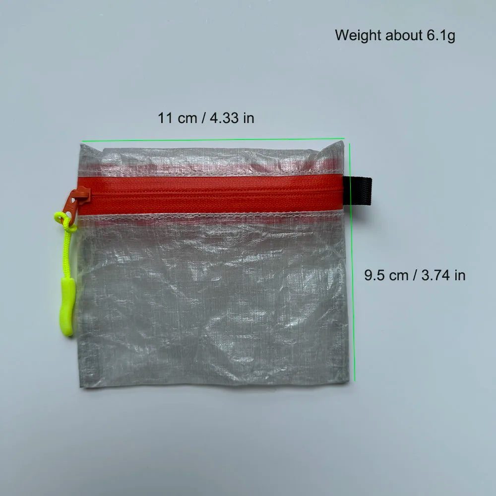 DCF Mini Storage Bag Ultralight YKK Zipper Pouch Coin Wallet Outdoor Camping Hiking Waterproof Orgainizer Sack For Earphone