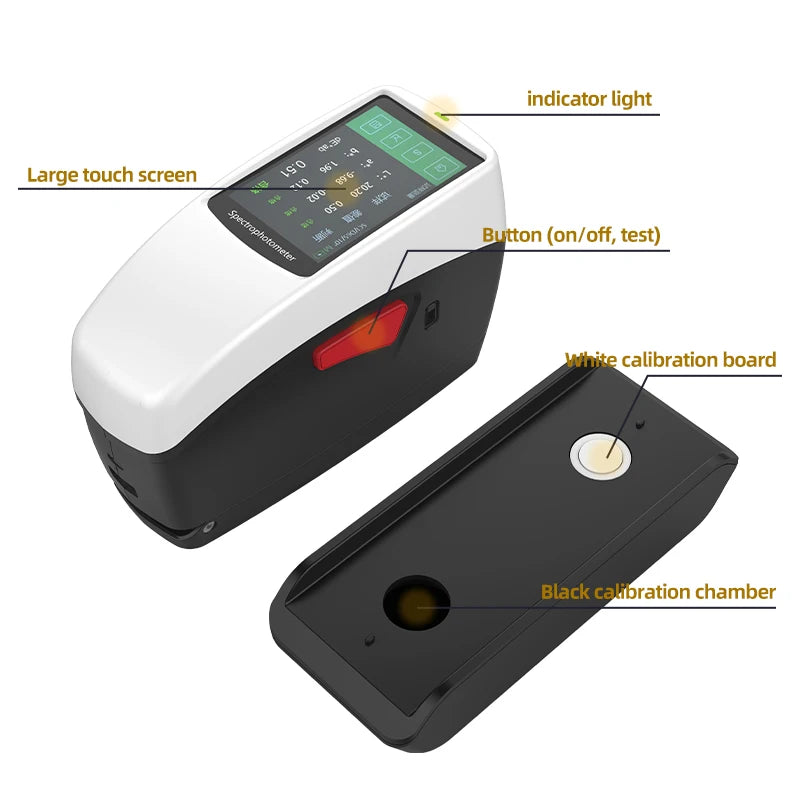 CHNSpec DS60 Series Portable Spectrophotometer Colorimeter for Paints, Coatings, Printing, Textiles and Color Measurement