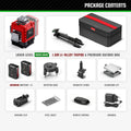 YEVOLT Laser Level 360 Self Leveling with Tripod 4D Lazer Level 4x360° Cross Line Laser for Construction Project Renovation Tool