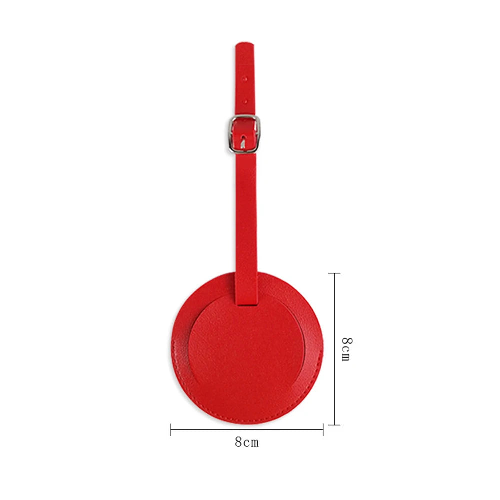 Fancy Lovely Round Luggage Tag Custom Letters Popular Travel Accessories Suitcase Baggage Card Tag DIY Personalize Initials Gift