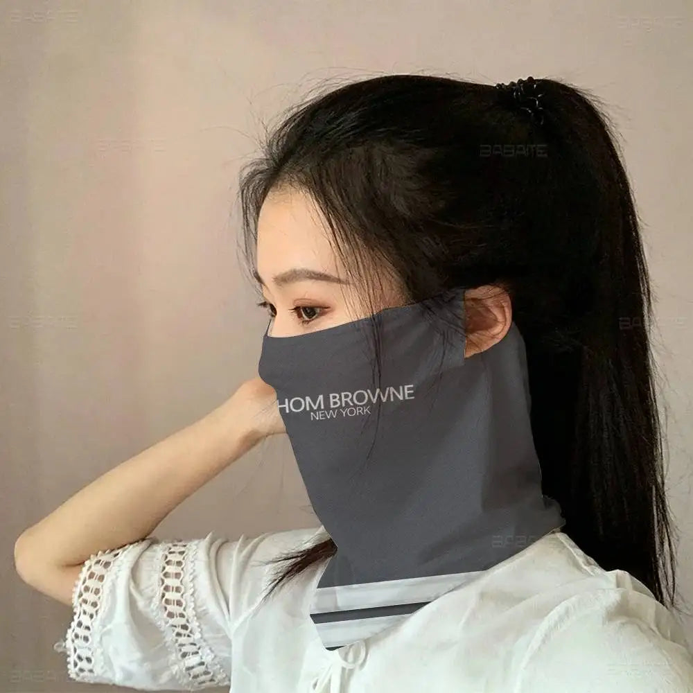 Fashion Brand T-Thom B-Brown UV protection face mask lightweight tube scarf for outdoor riding mountaineering camping