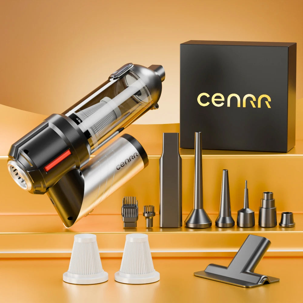 CENRR Car Vacuum Cleaner Powerful Mini 998000PA Cordless Portable Vacuum Cleaner for Home Appliance Handheld Blower Car Cleaner