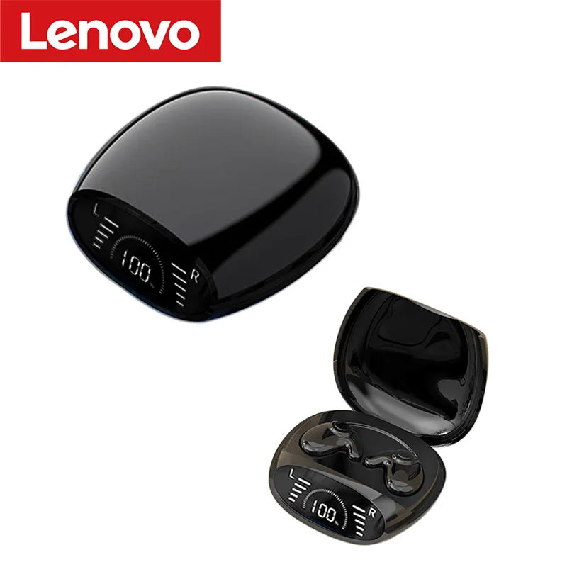 Lenovo Sleep Headphones Invisible Earbuds Noise Reduction TWS Wireless Headsets Sport Stereo Earphones Bluetooth 5.3 For iPhone