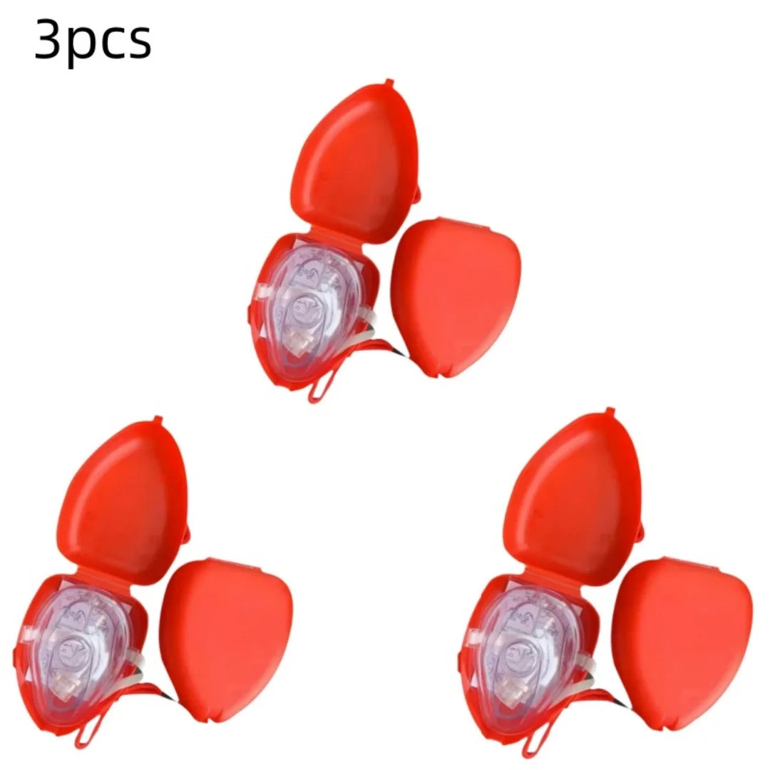 CPR Mask Adult Child Pocket Resuscitator Emergency First Aid Rescue Training Medical Oxygen Breathing Survival Equipment