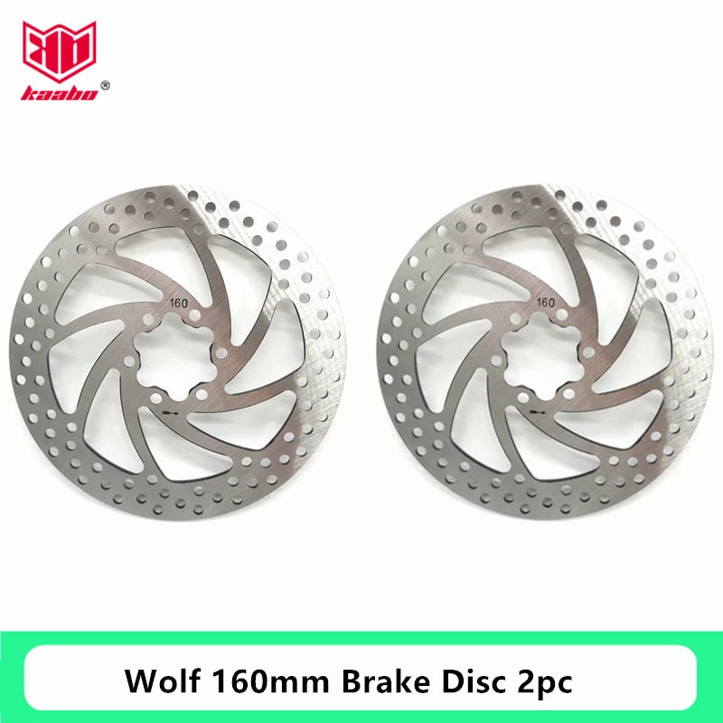 Original 145mm 160mm Brake Disc for Kaabo Wolf Warrior Wolf X/11 Wolf King GT Pro Smart Electric Scooter  145mm/160mm Disc Brake