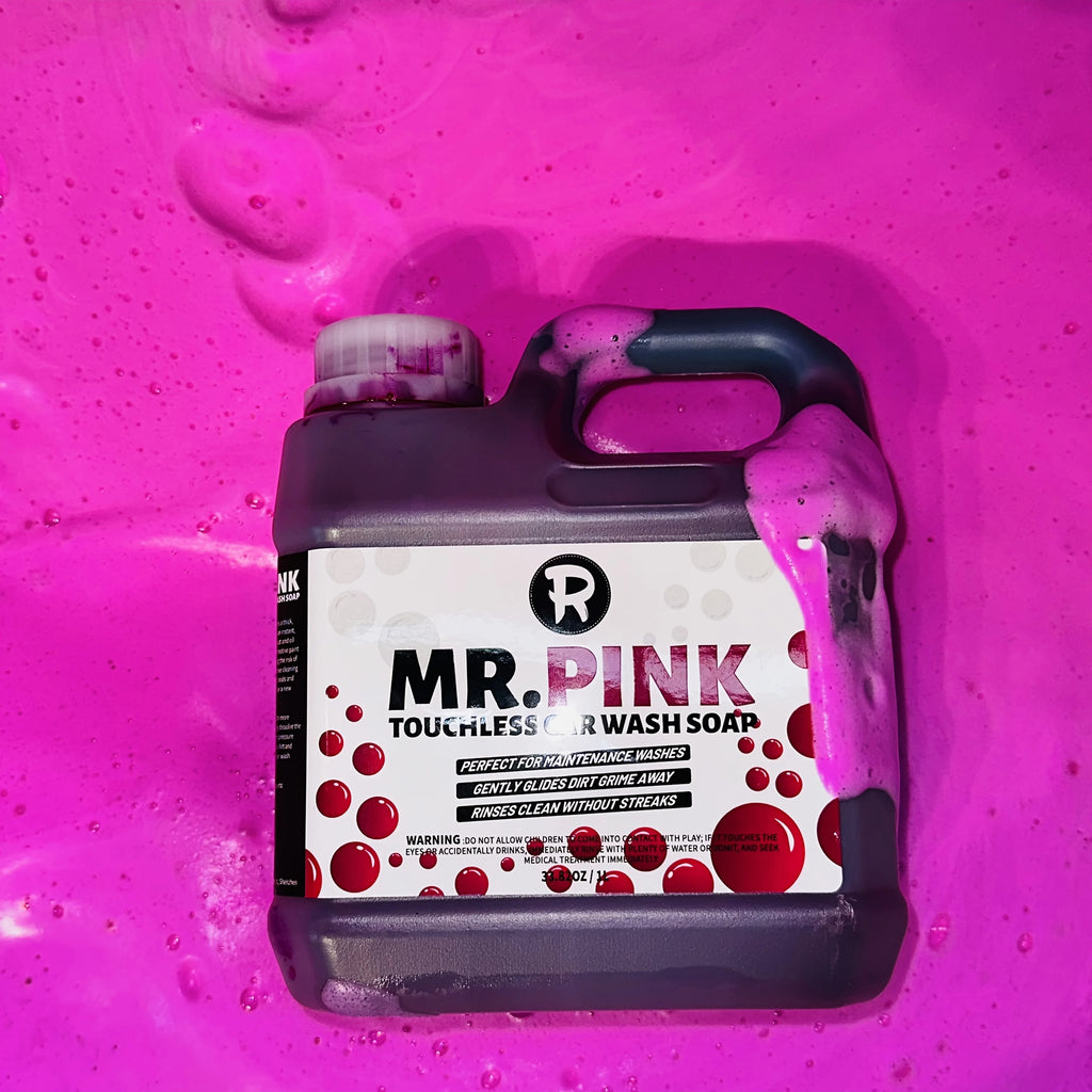 Ultra-Visible Pink Snow Foam Pre-Wash Soap Designed for Touchless Car Cleaning, Effectively Removes Dirt And Road Grime with a Concentrated Formula Suitable for Foam Cannons And Buckets (34Oz)