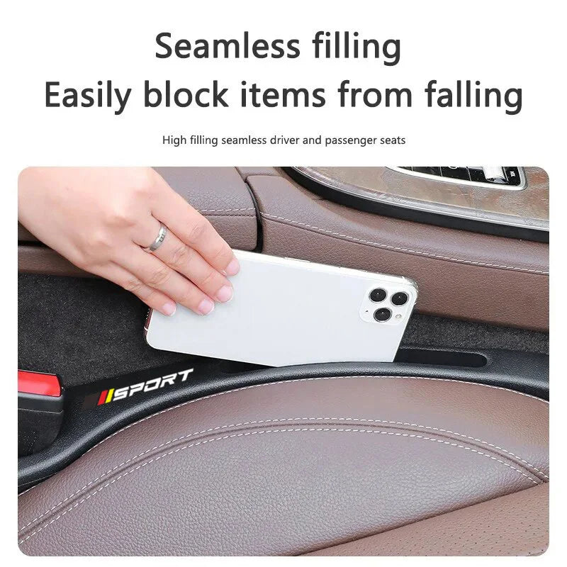 2Pcs Car seat gap filling strips universal in-car seat gap leak-proof filling strips car storage box