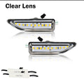 2Pcs For MINI Countryman F60 2017 2018 2019 2020 2021 Smoked Amber LED Front Bumper Side Marker Light Flowing Turn Signal Lamp