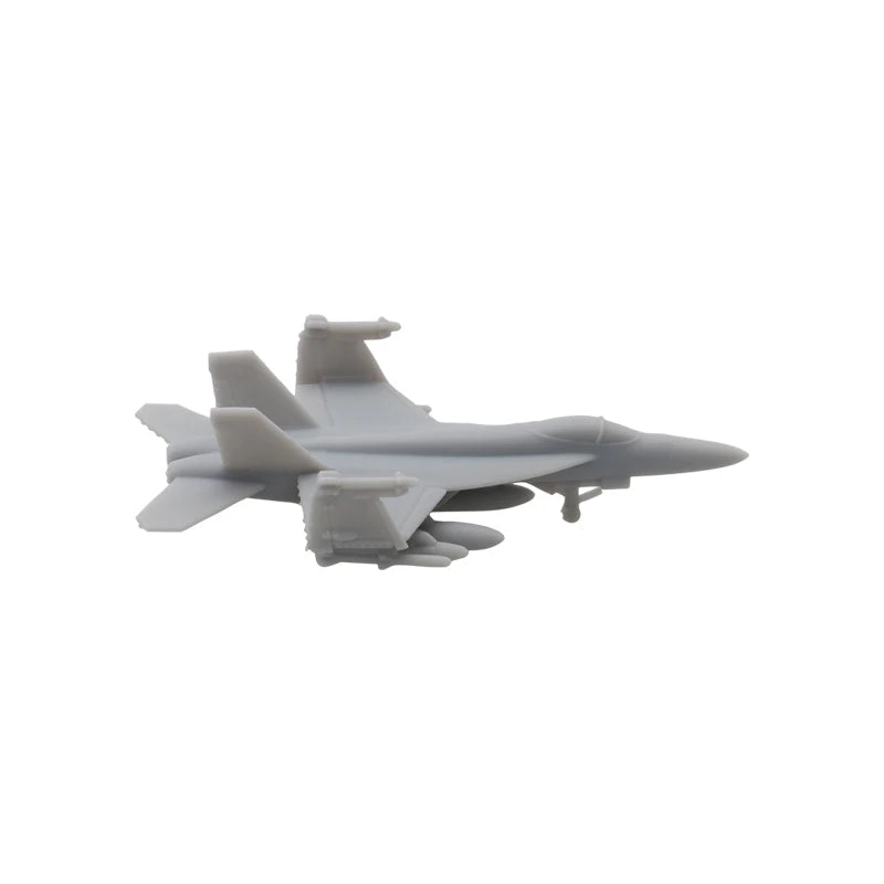 10PCS Model Length 7/26/45.5/52mm F-18E Super Hornet Shipborne Attacking Aircraft Folded Wing Children Interactive Military Toys