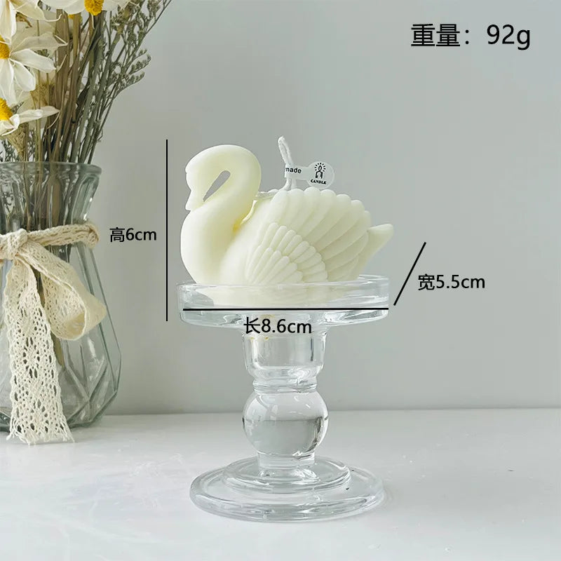 Nordic Minimalist White Scented Candle Atmosphere Home Decor Wedding Arrangement Cylinder Geometric Shape Fragrance Candle