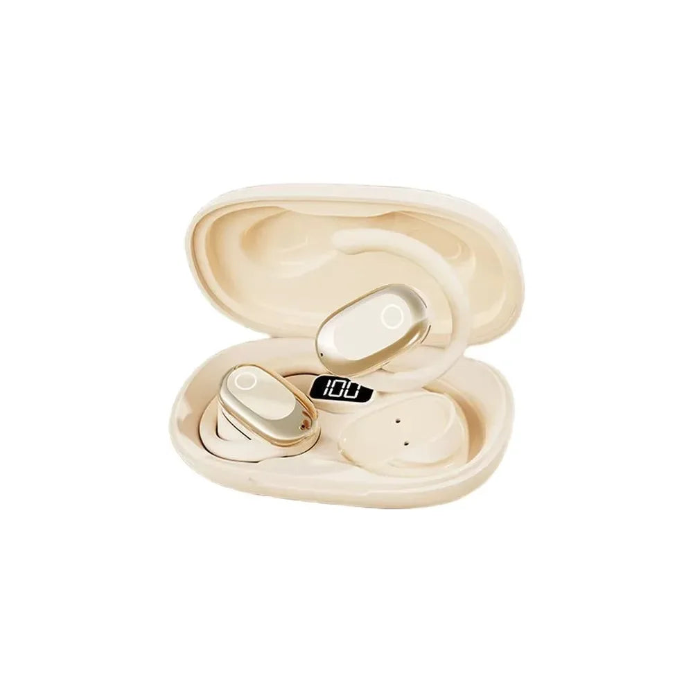 OWS Earphones Over-Ear Open-Ear Wireless Bluetooth 5.4 Headphones Style Noise Cancellation Rotatable Feature With Mic Audi