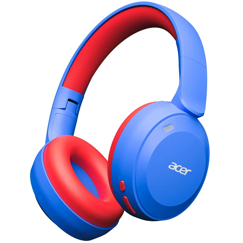 Acer Kids Bluetooth 6.0 Headphones with Built-in Mic 85/94dB Volume Limited Lightweight Over-Ear Wireless Headphones for Kids