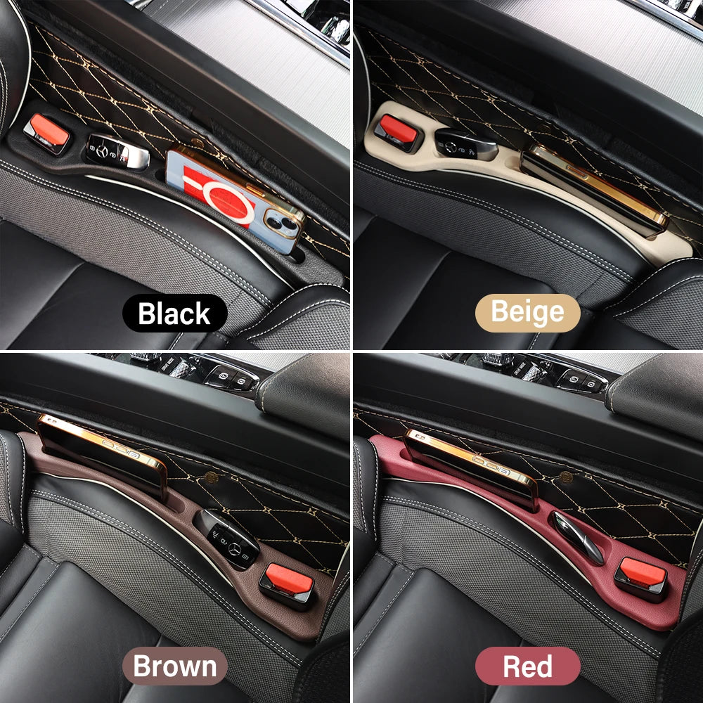 For Toyota C-HR CHR 2016 2017 2018 2019 2020 2021 2022 2023 2024 2025 2PCS Car Seat Leak Proof Strips Gap Side Seam Storage