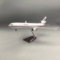 47cm Aircraft Model Malaysia Airways MD-11 1/130 Scale with Lights & Stand Resin Diecast Airplane Planes Souvenir Hobby Collect