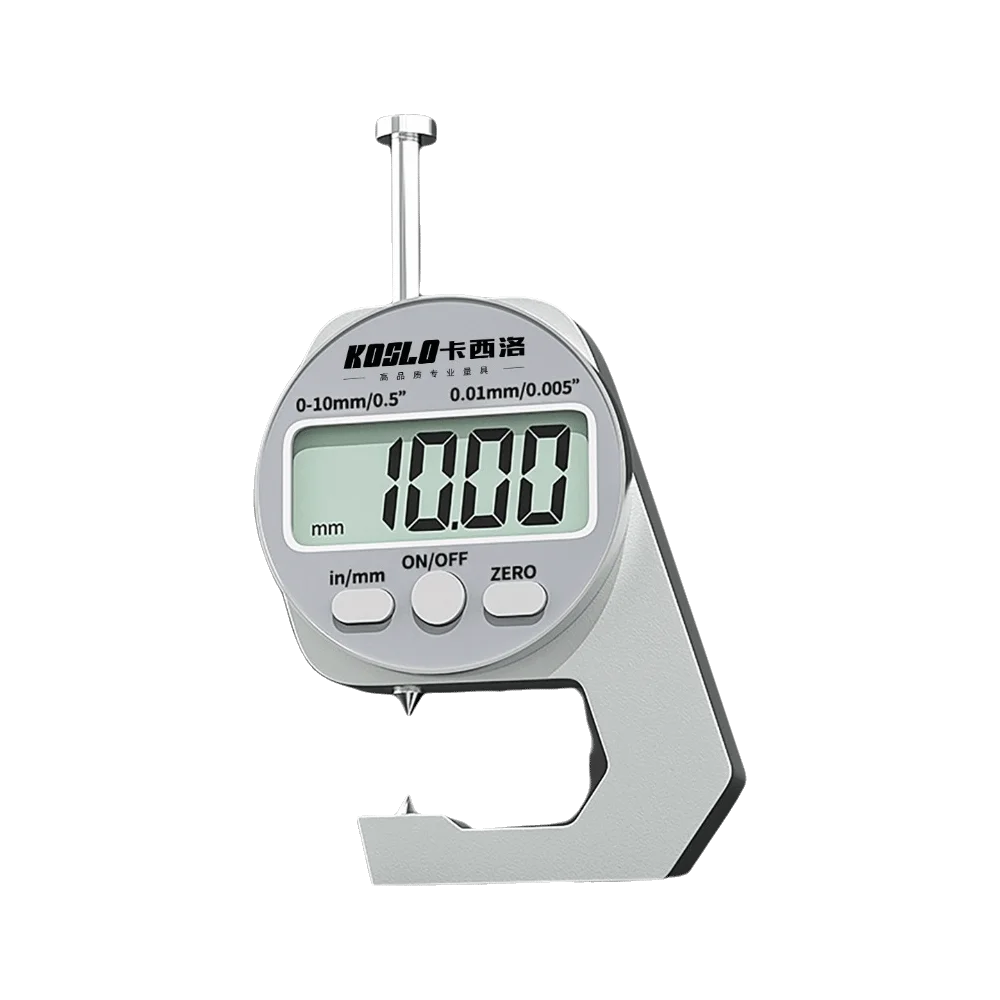 High Precision Digital Thickness Gauge Digital Display Accuracy Thickness Meter Wide Measuring Surface Portable