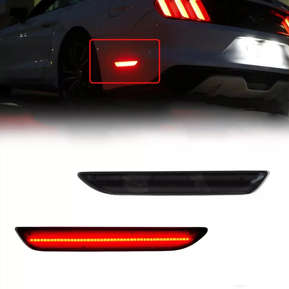 2pcs LED Rear Side Marker Lights Lamps For Ford Mustang 2015-up OEM Replace