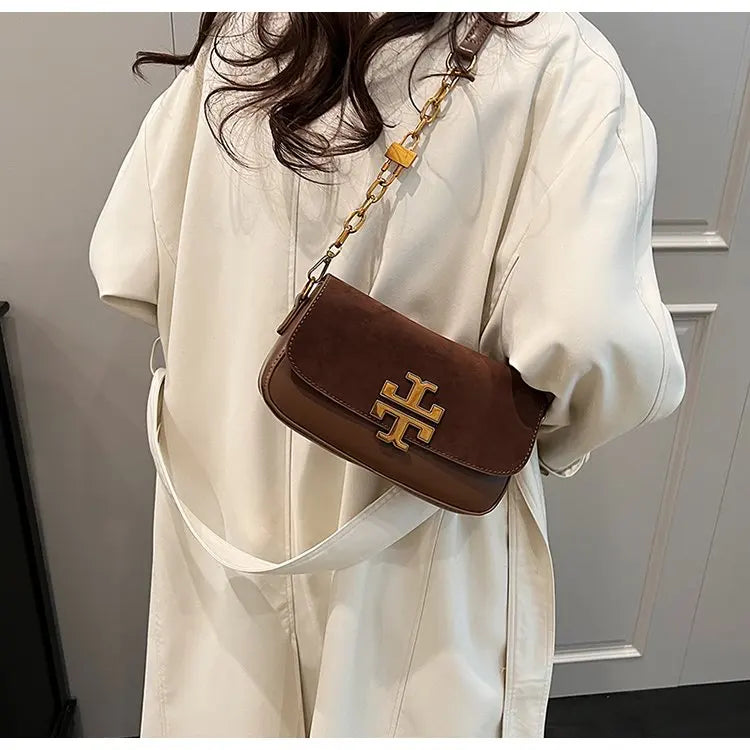Elegant Party Diaper Bag Women's Leather Tote Luxury Crossbody Bag Vintage Minimalist Designer Large Capacity Stylish