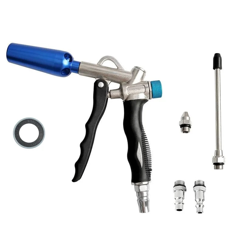 3-IN-1 Adjustable Air Blow Gun High Flow Pneumatic Dust Gun with 1/4" Air Inlet for Industrial Cleaning/Workshop Pneumatic Tool