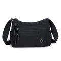 Anti Theft Organized Pockets Women Nylon Crossbody Bag Lightweight Waterproof Oxford Large Capacity Travel Commute Satchel