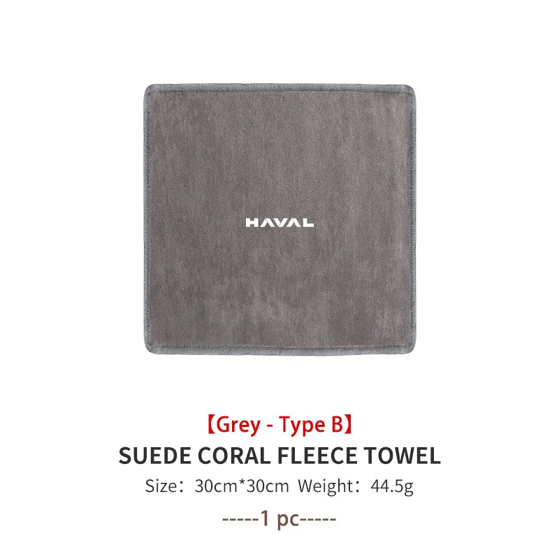 Super Absorbent Car Wash Coral Velvet Towel Cleaning Cloth For Haval Jolion H1 H2 H3 H4 H5 H6 H7 H8 H9 M6 F7x M4 F5 F7