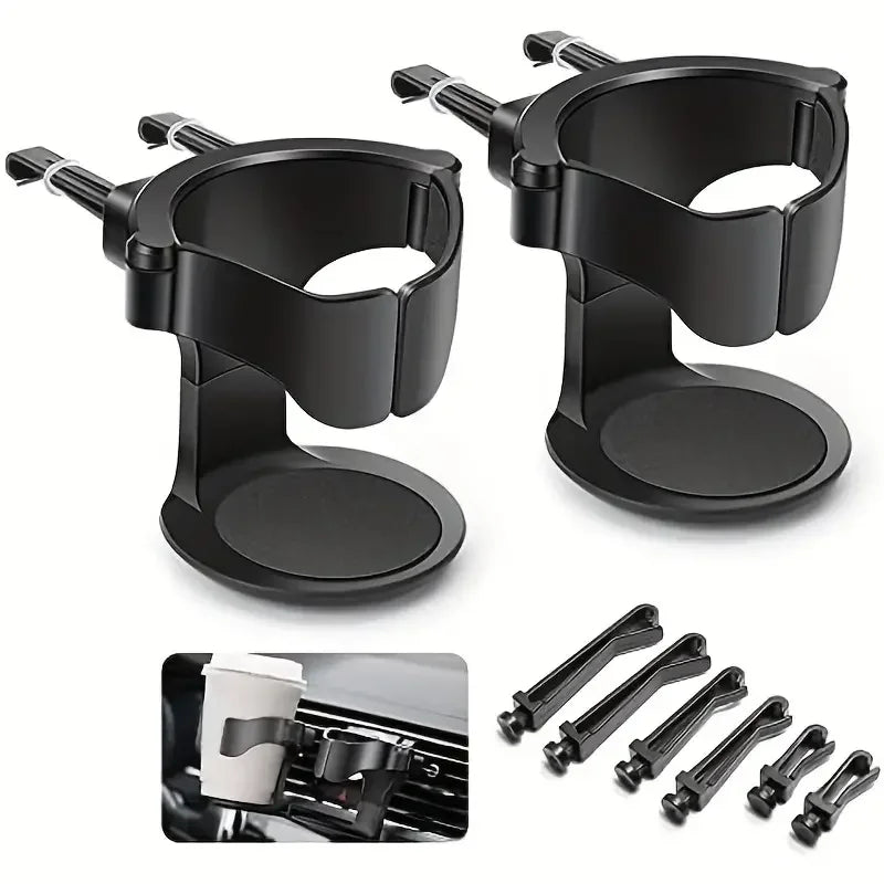 Car Air Vent Drink Cup Bottle Holder Auto Drink Rack Stand for Water Bottles & Ashtray Multifunctional Car Coffee Cup Holder